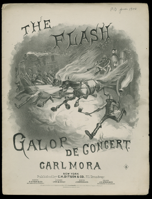 The Flash Galop De Concert, 1877 (print)
