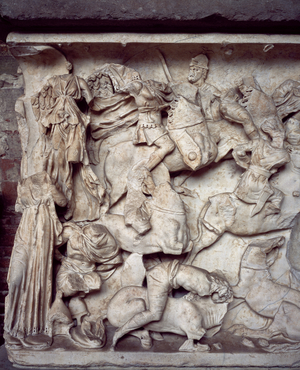 Roman sarcophagus, c.190 (relief)