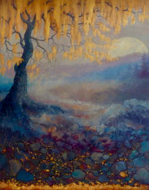 Arbre d' Or, 2021 (oil on canvas)