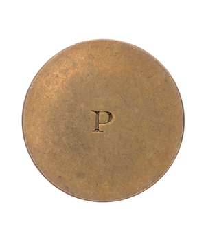 Pass for Prince's Box, New Theatre, Covent Garden, 1809 (metal gilt)
