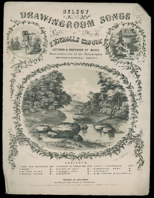 Select Drawing Rooms Songs, 1856 (print)