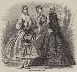 Paris Fashions for June (engraving)