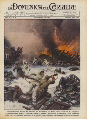 The Death Volunteers (colour litho)