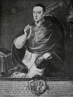 Bishop Don Manuel Rubin de Celis.