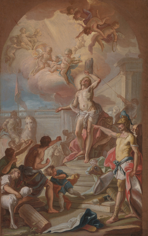 The Martyrdom of St. Sebastian, c.1780 (oil on canvas)