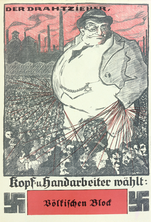 'The Mastermind Wire Puller', 1925-36 (colour litho)