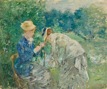 In the Bois de Boulogne, c.1875-9 (oil on canvas)
