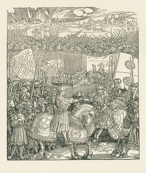 Triumphal Arch for Emperor Maximilian I, 1515 (woodcut)