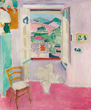 Open Window, 1911 (oil over pencil on canvas)