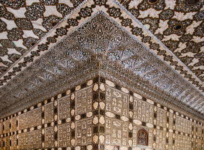 Mirror Palace Sheesh Mahal, Fort Amber, Amber, Rajasthan, India, Asia (photo)