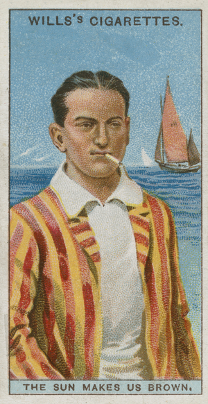 The Sun makes us brown (chromolitho)