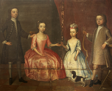 The Four Children of John Ivory Talbot: John (1717-1778); Thomas (1719-1758); Martha (1720-1790); and Ann (1723-1752)
