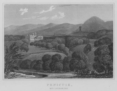 Penicuik, Mid Lothian, NB (engraving)