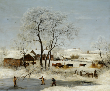 A Farmstead in Winter