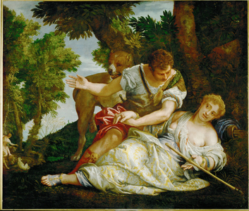 Death of Procris (oil on canvas)