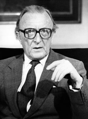 Lord Carrington (b/w photo)