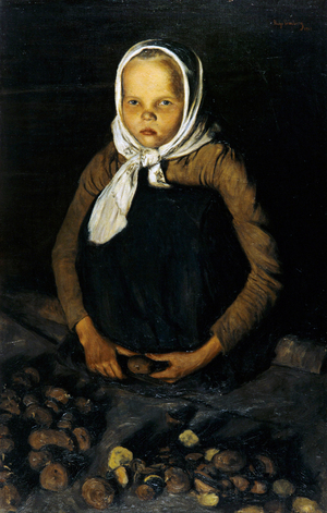 Potatoe Girl, 1901 (Oil on canvas)