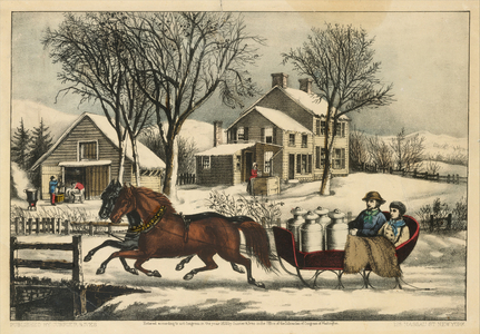 Winter Morning in the Country, 1873 (colour lithograph)