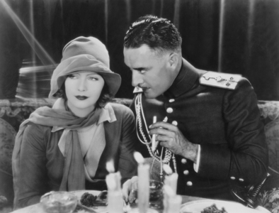 Greta Garbo and John Gilbert, 1927 (b/w photo)