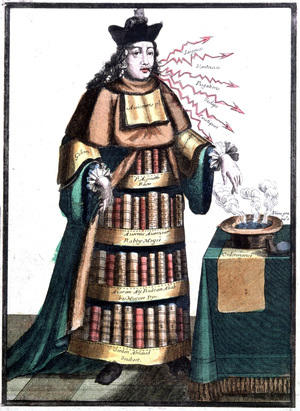 A french doctor, c. 1690 (engraving)