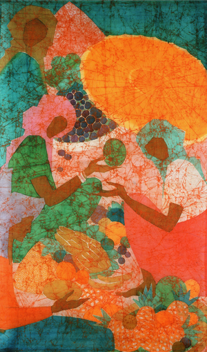 Eastern Market, 1980 (batik)