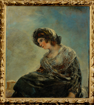 The milkmaid of Bordeaux (painting on canvas)