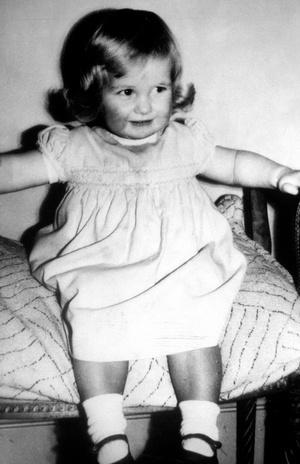 Diana Spencer, future Princess of Wales, as a child, 1963 (b/w photo)