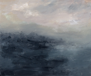 The Storm Approaches (acrylic on board)