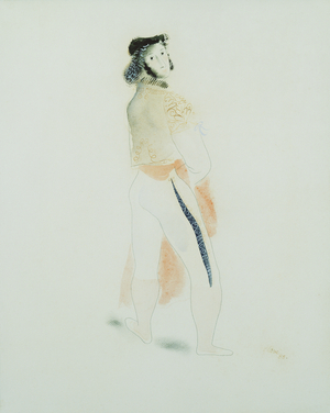 The Matador; Le Torero, 1938 (watercolour, pencil and black ink on paper)