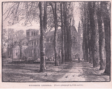Winchester Cathedral (litho)