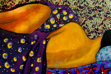 Sleeping Female 2001 Hyacinth Manning (b.1954 African-American) Acrylic on Paper