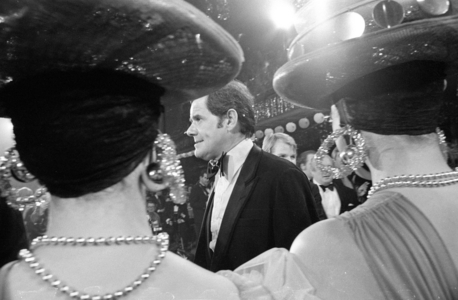 Walter Giller at the German Film Ball in Munich, 1974 (b/w photo)