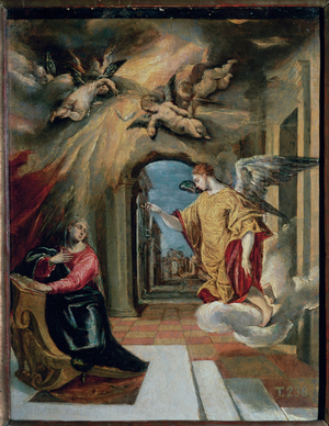 The Annunciation (oil on canvas)