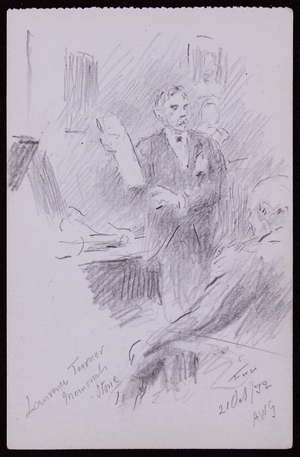 Portrait of Laurence Turner, 1932 (pencil on paper)