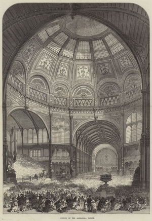 Opening of the Alexandra Palace (engraving)