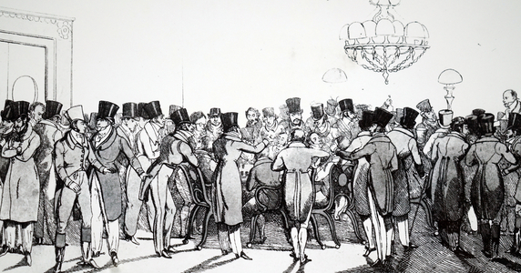 Gentlemen at the card table