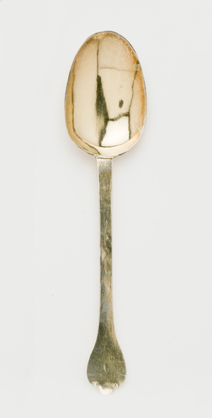 Trifid spoon, 1681 (silver-gilt)