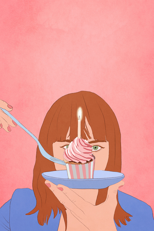 Cupcake, 2022 (digital)