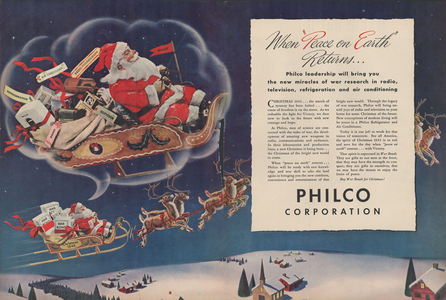 Philco Magazine, advert, USA, 1940s