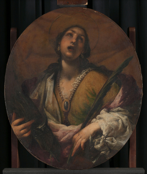 Saint Catherine, c.1650 (oil on panel)