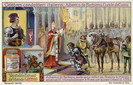 Alberico da Barbiano, Count of Cunio (chromolitho)