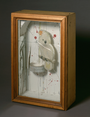 Isabelle (Dien Bien Phu), 1954 (wood, glass, paint, paper, and mirrors)