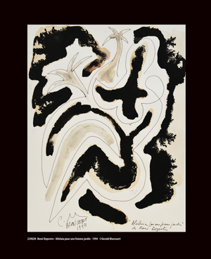 22902N - Rene Depestre - Alleluia for a Woman Garden - 1994 (drawing)