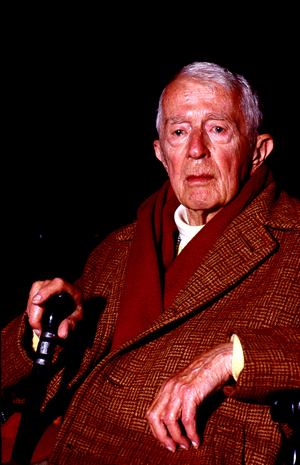 Paul Bowles in Paris, 1994. PB, American author, translator and composer, 30 December 1910 - 18 November 1999.