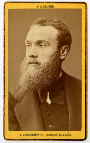 Portrait of Jean-Paul Laurens (photo)