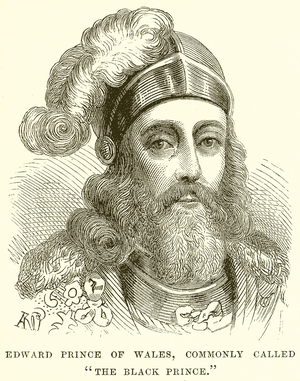 Edward Prince of Wales, Commonly Called "The Black Prince" (engraving)