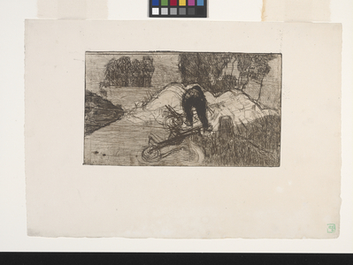 Le Debardeur (The Stevedore) (etching)