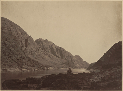 Iceberg Canyon, Colorado River, Looking Above,1871 (photo)