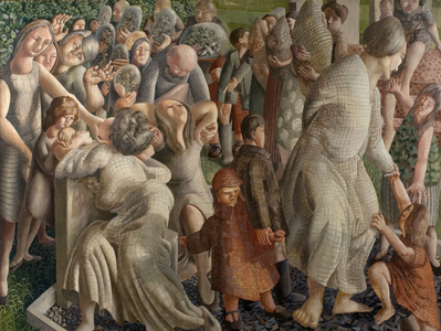 The Resurrection: The Reunion of Families,  1945 (oil on canvas)
