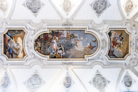 The Gift of the Crown of Roses, 1737-39 (fresco)